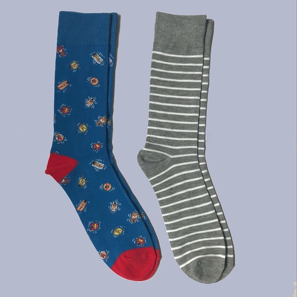 Goodfellow & Co Other - Men’s 2pk Sports Novelty Crew Socks